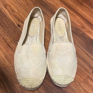 Ralph Lauren cream Espadille Size 8 really great condition and very confortable.